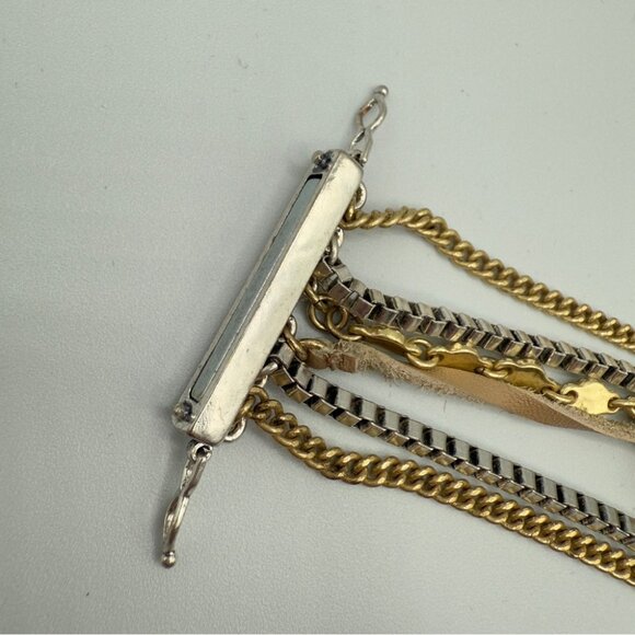 Lucky Brand Lucky Layers Boho Magnetic Cuff Bracelet in Earthtone 7in - Picture 13 of 15